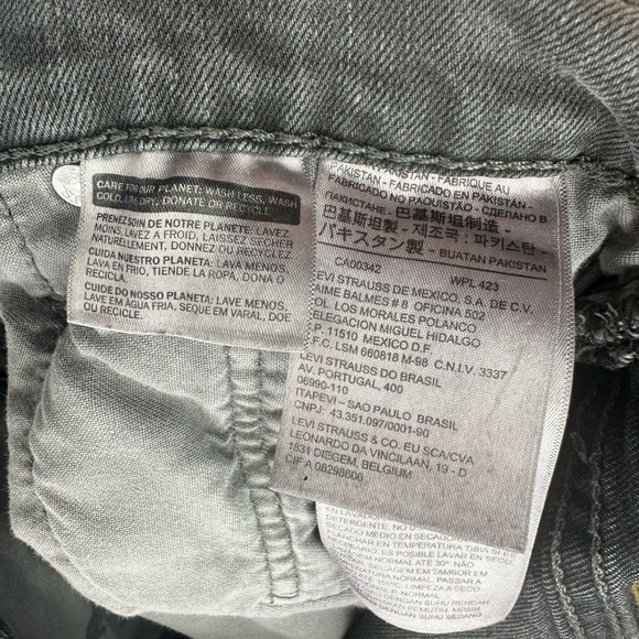 Levi’s Levi Strauss & Co. Vintage 512 Jeans - Gray Men’s Size W30 L32 - RARE - Picture 9 of 10